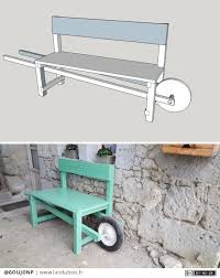 Banc Brouette Par Goujonp Brouette Banc