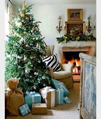 An impressive living room decoration is a festive mantle arrangement. It S A Blue Christmas 15 Stunning Blue Christmas Decor Ideas