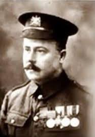 This is George Evans. His memorial is in Elmers End Cemetery. He received  the Victoria Cross for bravery: in World War 1 he served as Sergeant Major  in the army. On July