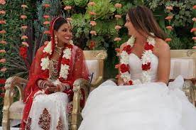This June They Were Married In A Breathtaking Traditional Indian Ceremony Lesbian Wedding Indian Wedding Lgbtq Wedding