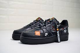 Nike Air Force 1 Low Just Do It Now Available In Black Orange Air Force One Shoes Nike Air Force Ones Nike Air