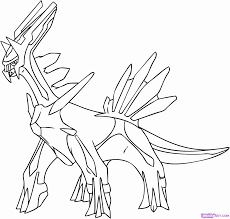 Dialga Coloring Page Coloring Home