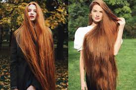 This Russian Redhead S Knee Length Hair Is Making People Call Her The Real Life Rapunzel Long Hair Styles Long Hair Women Long Hair Video