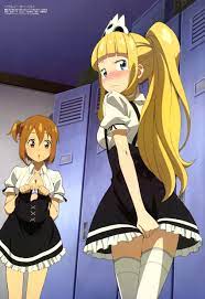 sera koichita, sera kouta, anya hepburn, tatane meme, megami magazine, soul  eater, soul eater not!, white legwear, absurdres, highres, non