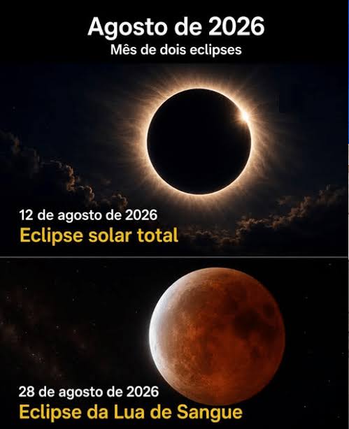 Agosto terá dois eclipses, um do sol e outro da lua | Sobral em Revista