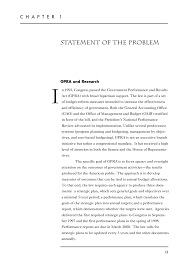 It is the first step, before creating your purpose statement. C H A P T E R 1 Statement Of The Problem Evaluating Federal Research Programs Research And The Government Performance And Results Act The National Academies Press