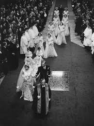 Queen elizabeth ii (born princess elizabeth alexandra mary ) is the queen of the united kingdom of great britain and northern ireland, and head of the commonwealth. Princess Elizabeth And Prince Philip In The Aisle Of Westminster Abbey With Their Bridesmaids And Pages Nove Royal Weddings Princess Elizabeth Queen Elizabeth