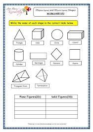 First grade geometry covers basic shapes, as well as an introduction to 3d shapes. Grade 3 Maths Worksheets 14 3 Geometry 2d Plane Figures And 3d Solid Figures Shapes Lets 3rd Grade Math Worksheets Math Worksheet Geometry Worksheets