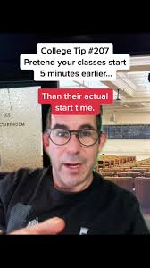 College Tip No.207: Pretend your classes start 5 mins earlier than their  actual start time. #college #classes #greenscreen #fyppp