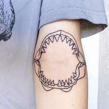 Shark Jaw Tooth Tattoo Tattoos Shark Tooth Tattoo