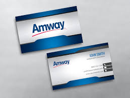 When it comes to your business, don't wait for opportunity, create it! Amway Business Card 04