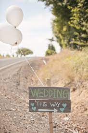 Rustic At Home Wedding Rustic Wedding Signs Wedding Directions Wedding Direction Signs