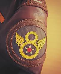 Bite The Bullet Tattoo Kelso Mighty Eighth Air Force Patch Bill Kelso Mfg A2 Leather Jacket Www Billkelsomfg Com Air Force Patches Painted Leather Jacket Leather Jacket Patches