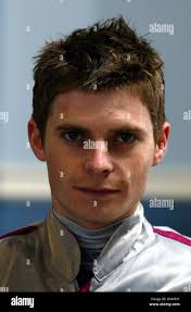 D Sweeney Jockey Doncaster. Jockey Denis Sweeney at Doncaster races Stock  Photo