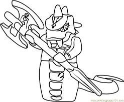 ninjago skalidor coloring page pages snake coloriage de tulipe