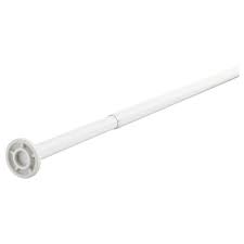 Botaren Duschvorhangstange Weiss Ikea Osterreich In 2020 Shower Curtain Rods Curtain Rods Shower Curtain Rings