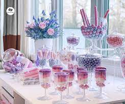 Pink Candy Buffet Candy Table Birthday Candy Table Birthday Party Candy Table Dessert Table Birthday