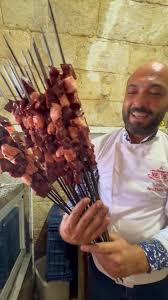 Delicious Grilled Liver and Patlican Kebab at Kebapci Necdet, Gaziantep