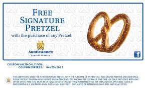 Two For One Pretzels At Auntie Annes Auntie Annes Auntie Annes Pretzels Coupon Apps