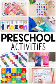Kids will be spending a lot of time indoors in the next couple of months. Hands On Activities For Preschoolers