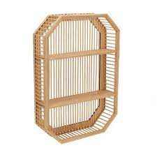 Geo Wooden Wall Shelf In 2021 Wooden Wall Shelves Wall Shelves Wooden Walls