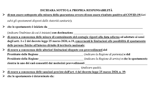Per semplificare il discorso, si dovrà essere muniti di autocertificazione il 2, 25, 26, 27 e 31 dicembre e il. Autocertificazione Modulo Numero 4 Cosa Cambia Www Controradio It
