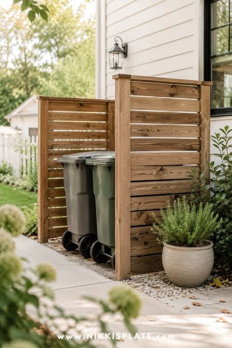 15 Outdoor Garbage Can Storage Ideas to Hide Your Bins