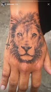 Demi Lovato Lion Hand Tattoo Lion Tattoo Lion Head Tattoos