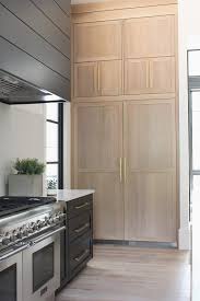 modern kitchen with rift sawn white oak