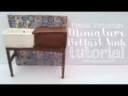 miniature victorian belfast sink and