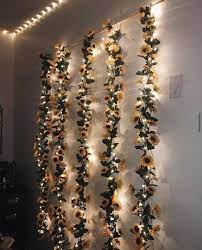 Sunflower Led String Lights Lighting Decor Tapestry Girls