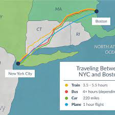 Distance from new york to boston is 306 kilometers. How To Get From New York To Boston