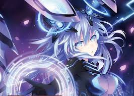 pururut choujigen game neptune the animation wallpaper anime art girl purple hearts art anime art pinterest