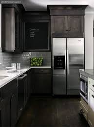 Gray Distressed Kitchen Cabinets Stained Kitchen Cabinets Backsplash With Dark Cabinets Contemporary Kitchen Design