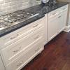 White cabinets provide a strong focal point for your kitchen design, but the color you select for your countertop will also affect your options for the color of your classic black and white. 1