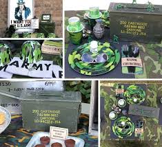 We've created memorable retirement cakes, promotion cakes, anniversary cakes, coming home cakes, and more for the united states army, navy, air force, marines, and coast guard. Army Party Ideas Army Kids Party Supplies For Boys Birthdays Birthday In A Box