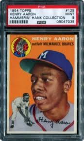 When his father took him to hear a speech given by jackie robinson, hank committed himself to playing baseball. Top Aaron Mays Mantle Cards Up For Grabs Along With Psa 10 1986 Fleer Hoops Set Sports Collectors Digest