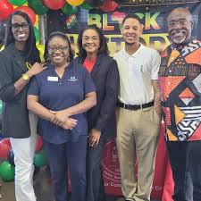 Celebrating Black History Month with heart and soul! Local Owner Operators, Jakki  Thomas and Jonnetta Hardin organized a read-in event