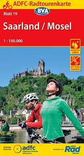 19 Mosel Saarland Radtourenkarte Adfc Radtourenkarten