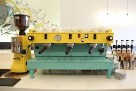 The la marzocco linea mini is one of the first connected machines, allowing for bonus features only accessible via their app. Evoke Custom La Marzocco Linea Coffee Machine Vintage Coffee Machine Design Mobile Coffee Shop