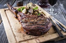 Ribeye steaks are mostly composed of the longissimus dorsi muscle but also contain the complexus and spinalis muscles. A Dallas Steakhouse Examination Of The Tomahawk Steak