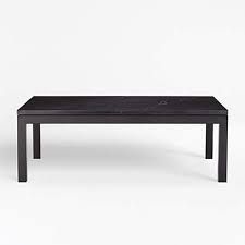 Ships free orders over $39. Parsons Black Marble Top Dark Steel Base 48x28 Small Rectangular Coffee Table Reviews Crate And Barrel Canada