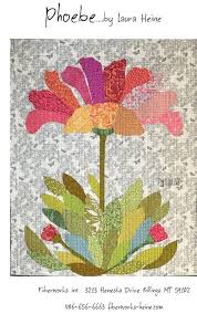 Phoebe By Laura Heine Quilt Pattern Flower Quilt Patterns Applique Quilt Patterns Flower Quilts