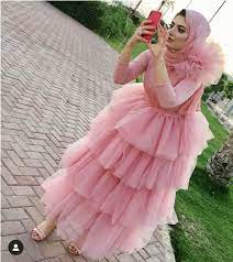 Puffy Soiree Hijab Dresses Wedding Dress Couture Couture Evening Dress Soiree Dress