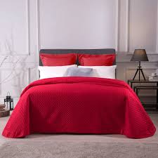 Bacati mix match quilted white navy crib bedding set (4 pc crib set with comforter & 2 crib sheets). Red Bedspread Comforter Bedding Set 60s Egyptian Cotton Quilted Bed Cover Blanket Quilt Set Colchas Para Cama Couvre Lit Bedding Sets Aliexpress