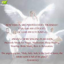 Singing images of angels in heaven. Enspirian Posts Facebook