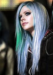 Avril Lavigne Blue Hair Hair Styles Hair Color Crazy Hair