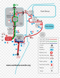 The Route For The Run Is Mostly Paved Or Smooth Red Angkor