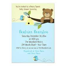 Honey Bear And Boy Bumble Bee Baby Shower Invite Zazzle Com In 2021 Bee Baby Shower Invitations Bumble Bee Baby Shower Bee Baby Shower