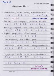Biarkan aku menjaga perasaan ini. Not Angka Yovie And Nuno Menjaga Hati Lhia S Music Notes